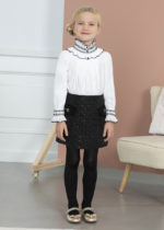 Abel & Lula Παιδικό Καλσον Πουά γκλιττερ για Κορίτσι Μαύρο 13-05966-043