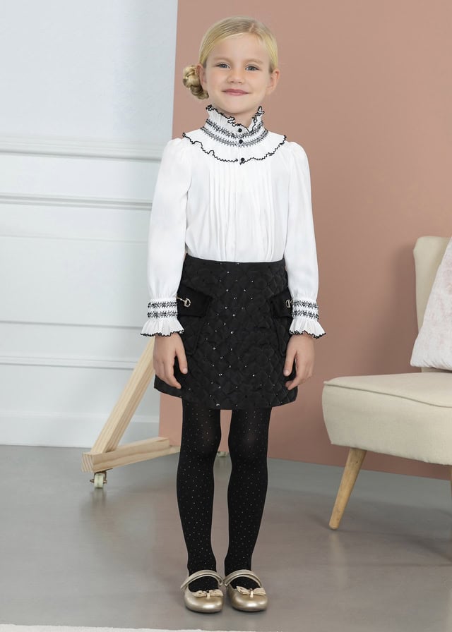 13-05966-043-L-1 Abel & Lula Παιδικό Καλσον Πουά γκλιττερ για Κορίτσι Μαύρο 13-05966-043 - Image 1