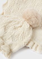 Abel & Lula Παιδικό Σετ Σκουφος Κασκολ Διάτρητο για Κορίτσι Εκρού 13-05976-004 - Image 3