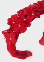 Abel & Lula Παιδική Στεκα λουλουδια βελουδο για Κορίτσι Κόκκινο 13-05985-009 - Image 3