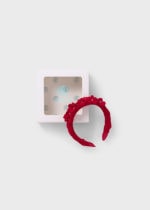 Abel & Lula Παιδική Στεκα λουλουδια βελουδο για Κορίτσι Κόκκινο 13-05985-009 - Image 5