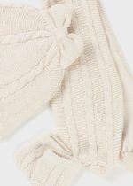 Mayoral Βρεφικό Σετ σκουφος γαντια και κασκολ για Κορίτσι Μπεζ 13-09663-065 – Bild 2