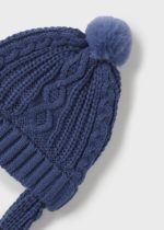 Mayoral Βρεφικό Σετ σκουφος και γαντια  για Αγόρι Μπλε 13-09666-093 - Image 2