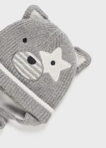 Mayoral Βρεφικό Σετ σκουφος και γαντια  για Αγόρι Γκρι 13-09667-035 - Image 2