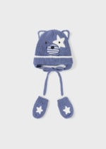 Mayoral Βρεφικό Σετ σκουφος και γαντια  για Αγόρι Μπλε 13-09667-037