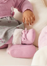 Mayoral Βρεφικό Μποτάκι Πλεκτό  για Κορίτσι Μωβ 13-09686-070 - Image 4