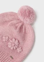 Mayoral Βρεφικό Σετ 3 Τεμαχίων Σκουφάκι-Γάντια-Κασκόλ για Κορίτσι Ροζ 13-10535-017 - Image 4