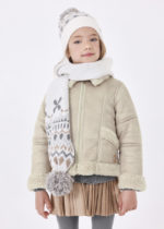 Mayoral Παιδικό Σετ σκουφος κασκολ ζακαρ   για Κορίτσι Μπεζ 13-10596-043 - Image 5