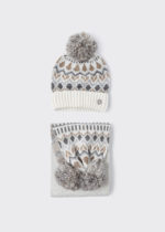 Mayoral Παιδικό Σετ σκουφος κασκολ ζακαρ   για Κορίτσι Μπεζ 13-10596-043