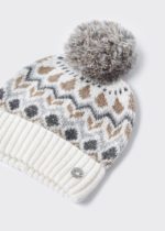 Mayoral Παιδικό Σετ σκουφος κασκολ ζακαρ   για Κορίτσι Μπεζ 13-10596-043 - Image 3