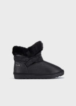 Mayoral Παιδικό Μποτακι επενδυση γκλιτερ για Κορίτσι Μαύρο 13-46396-046