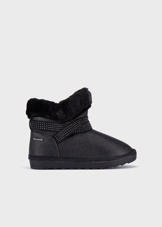 13-46396-046-L-4 Mayoral Παιδικό Μποτακι επενδυση γκλιτερ για Κορίτσι Μαύρο 13-46396-046 – Bild 1