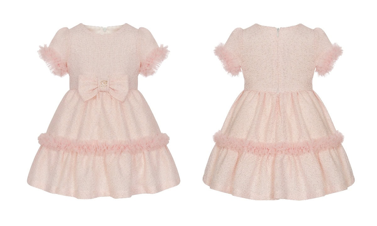 208 Balloon Chic Παιδικό Φόρεμα για Κορίτσι Ροζ 232F0208 - Image 1
