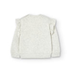 Boboli Παιδικό Φούτερ για Κορίτσι Εκρού 227146-7359 - Image 2