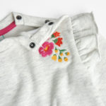 Boboli Παιδικό Φούτερ για Κορίτσι Εκρού 227146-7359 - Image 3