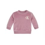 Calvin Klein Παιδικό Σετ Βελούδινα Φορμάκια με Σκούφο σε Συσκευασία Δώρου για Κορίτσι Ροζ IN0IN00100-VCP - Image 2