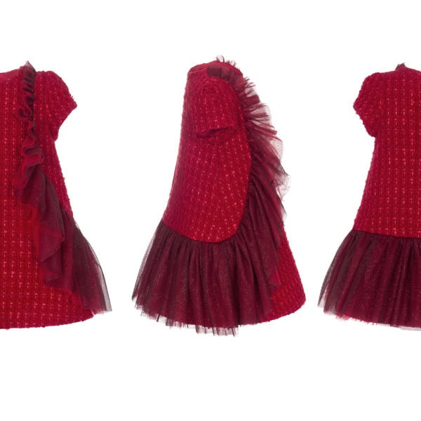 Balloon Chic Παιδικό Φόρεμα για Κορίτσι Κόκκινο 232F0267