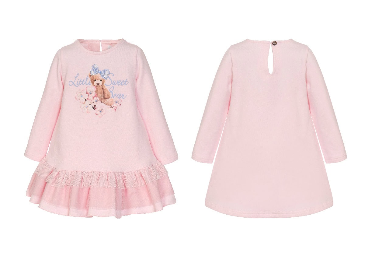 276 Balloon Chic Παιδικό Φόρεμα για Κορίτσι Ροζ 232F0276 - Image 1