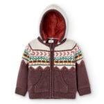 Boboli Παιδική Ζακέτα για Αγόρι Μπεζ 317146-7402 - Image 5