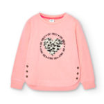 Boboli Παιδικό Φούτερ για Κορίτσι Ροζ 417192-3823