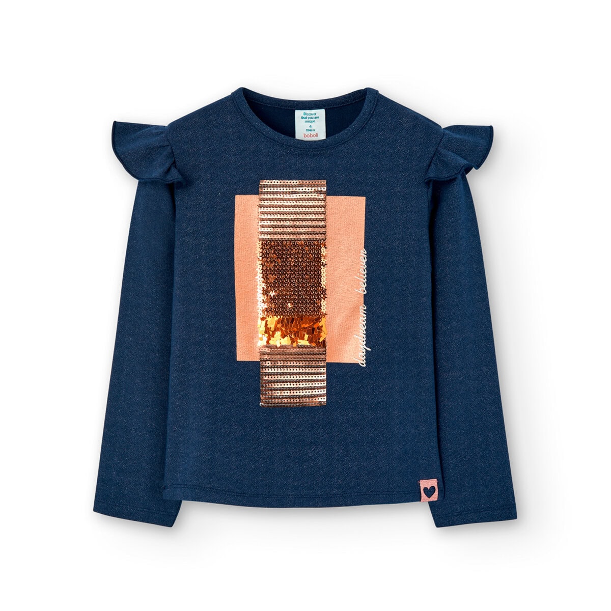 4470052440_a Boboli Παιδική Μπλούζα για Κορίτσι Μπλε 447005-2440 - Image 1