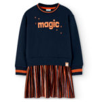 Boboli Παιδικό Φόρεμα για Κορίτσι Μπλε 447061-2440