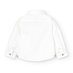 Boboli Παιδικό Πουκάμισο για Αγόρι Άσπρο 717049-1100 - Image 2
