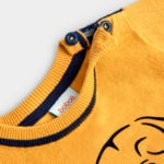 Boboli Παιδικό Πουλόβερ για Αγόρι Κίτρινο 717308-1155 - Image 4