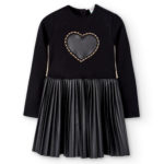 Boboli Παιδικό Φόρεμα για Κορίτσι Μαύρο 727578-890