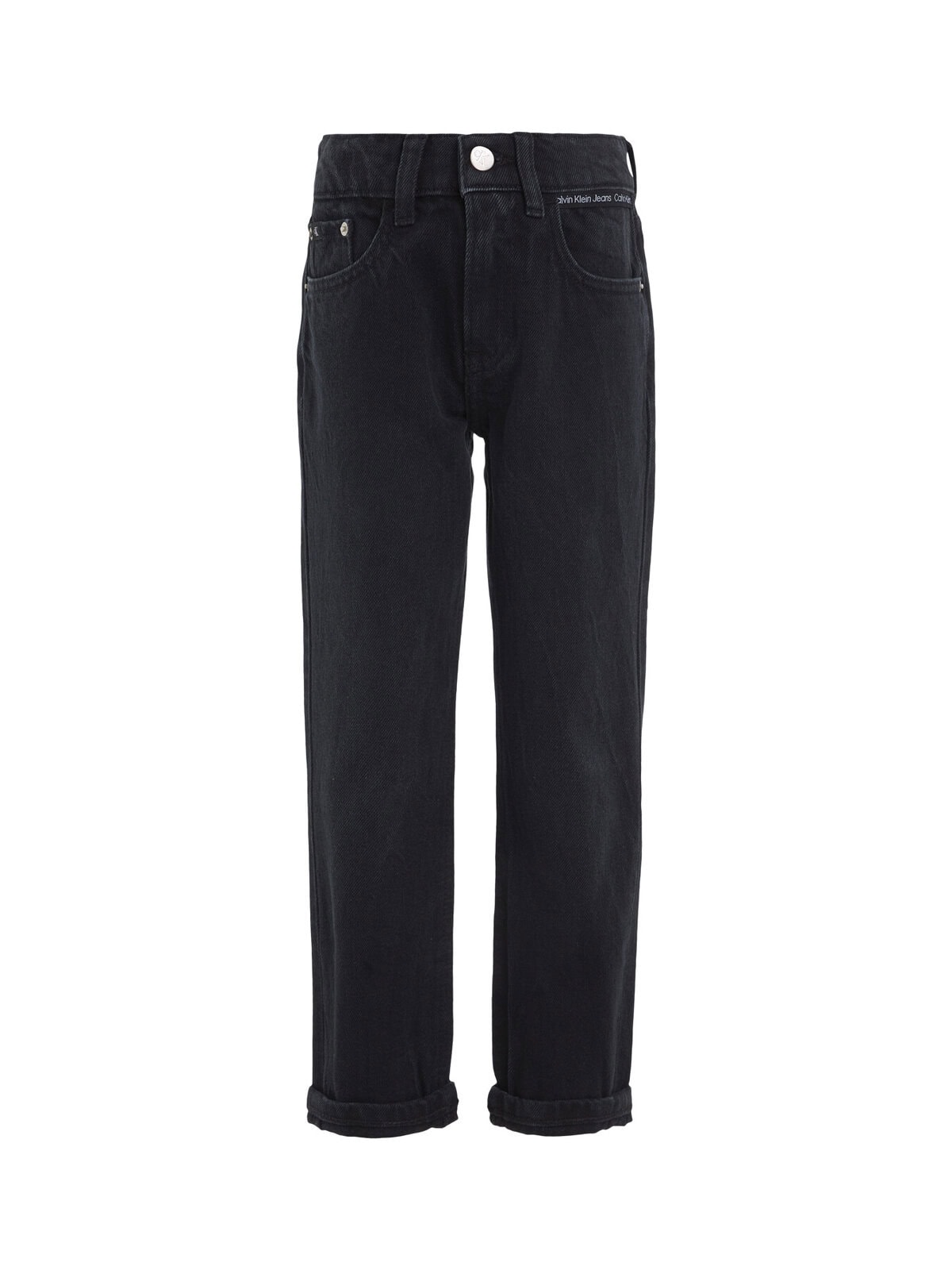 IB0IB01710-1AA Calvin Klein Παιδικό Παντελόνι Τζιν για Αγόρι Μαύρο IB0IB01710-1AA - Image 1