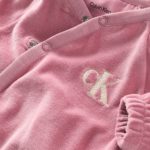 Calvin Klein Παιδικό Μακρυμάνικο Φορμάκι Βελούδινο για Κορίτσι Ροζ IN0IN00096-VCP - Image 2