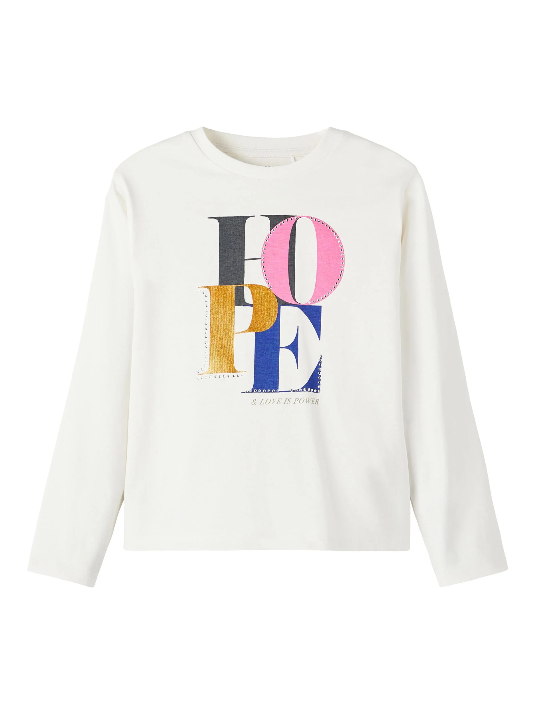 NAME-IT_Autumnwinter_4301997_13221609 Name it Παιδική Μπλούζα για Κορίτσι Άσπρο 13221609-Jet Stream - Image 1