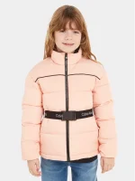 Calvin Klein Παιδικό Πουπουλένιο Μπουφάν για Κορίτσι Ροζ IG0IG02057-TLV - Image 3
