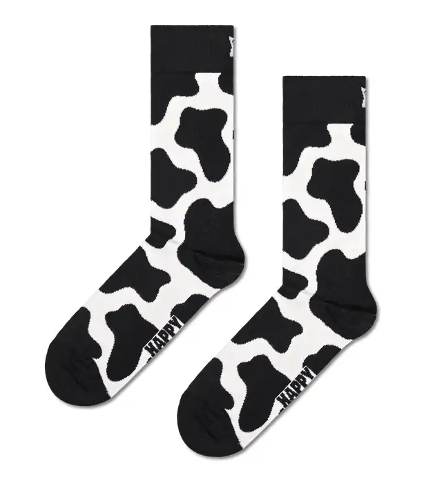 COW01-9300_FLAT Happy Socks Κάλτσα Ενηλίκων Πολύχρωμη Cow COW01-9300 - Image 1