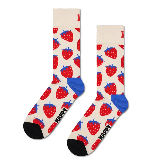 P000041_FLAT Happy Socks Κάλτσα Ενηλίκων Πολύχρωμη Strawberry P000041 - Image 1