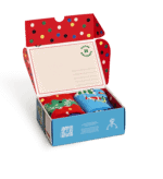 Happy Socks Κάλτσα σε Συσκευασία Δώρου 2 Ζευγάρια Πολύχρωμη 2-Pack Happy Holidays s Gift Set P000325 - Image 4