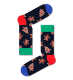 Happy Socks Κάλτσα σε Συσκευασία Δώρου Πολύχρωμη 1-Pack Gingerbread Cookies Gift Box P000405