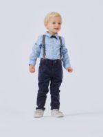 Name it Παιδικό Παντελόνι για Αγόρι Μπλε Κοτλέ 13223132 - Image 4