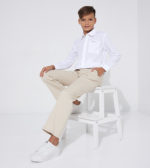 Calvin Klein Παιδικό Παντελόνι Chino για Αγόρι Καφέ IB0IB01678-ACI