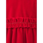 Abel & Lula Παιδικό Φόρεμα για Κορίτσι Βελούδινο Μακρυμάνικο Κόκκινο 13-05596-09 - Image 3