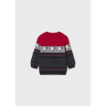 Mayoral Βρεφικό Πουλόβερ για Αγόρι Κόκκινο Σταμπωτό 13-02317-069 - Image 3