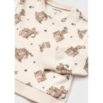 Mayoral Βρεφικό Σετ Πιτζάμες για Κορίτσι Μπεζ Σταμπωτό 13-02760-074 - Image 3