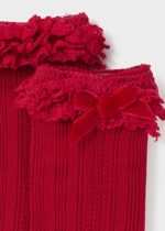 Mayoral Παιδικά Καλτσάκια Μακριά με βολάν Κόκκινο 13-10525-083 - Image 2