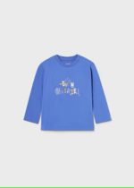 Mayoral Βρεφικό Σετ 2 Μπλούζες Μακό για Αγόρι Μπλε 13-02022-015 - Image 3