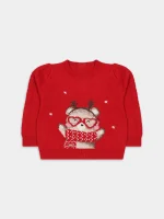 Mayoral Βρεφικό Πουλόβερ για Κορίτσι Κόκκινο 13-02312-038