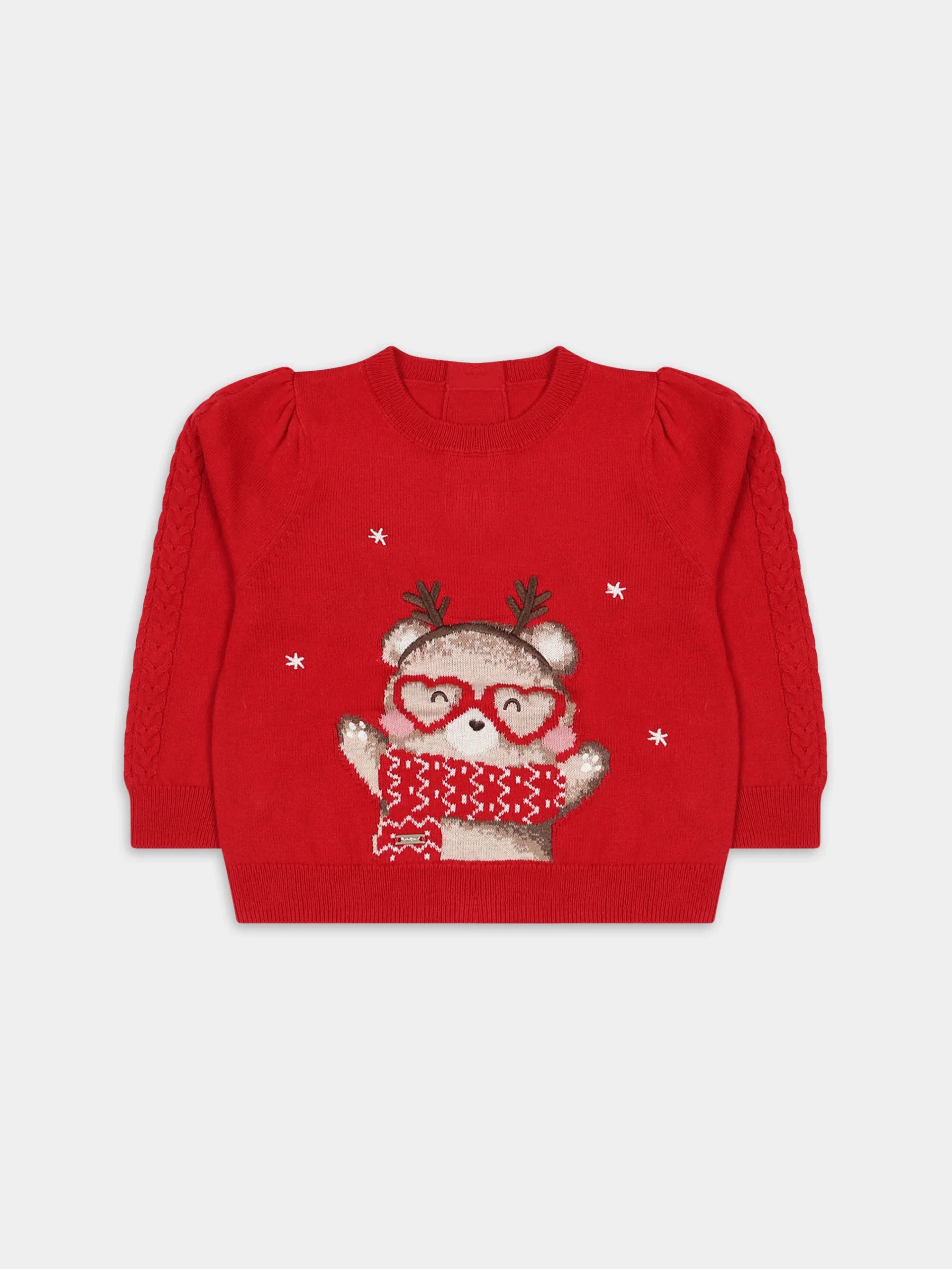 Image_74678_11_e1cdff5b-e188-4995-a293-5e9cf337e51d Mayoral Βρεφικό Πουλόβερ για Κορίτσι Κόκκινο 13-02312-038 - Image 1