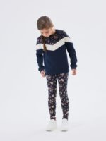 Name it Παιδικό Κολάν για Κορίτσι Μπλε 13227981-Dark-Sapphire-Flower - Image 2