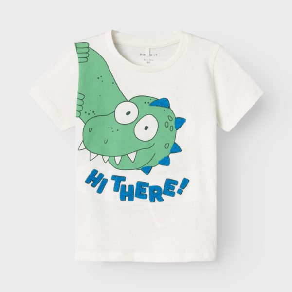 Name it Παιδική Μπλούζα για Αγόρι Άσπρο 13226093-Jet-Stream