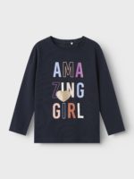 Name it Παιδική Μπλούζα για Κορίτσι Μπλε 13226405-Dark-Sapphire