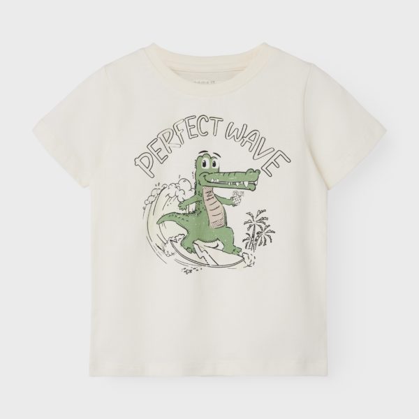 Name it Παιδική Μπλούζα για Αγόρι Άσπρο 13226886-Jet-Stream